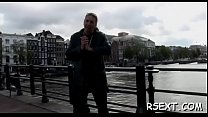 Aroused chap takes a travel in the amsterdam redlight district